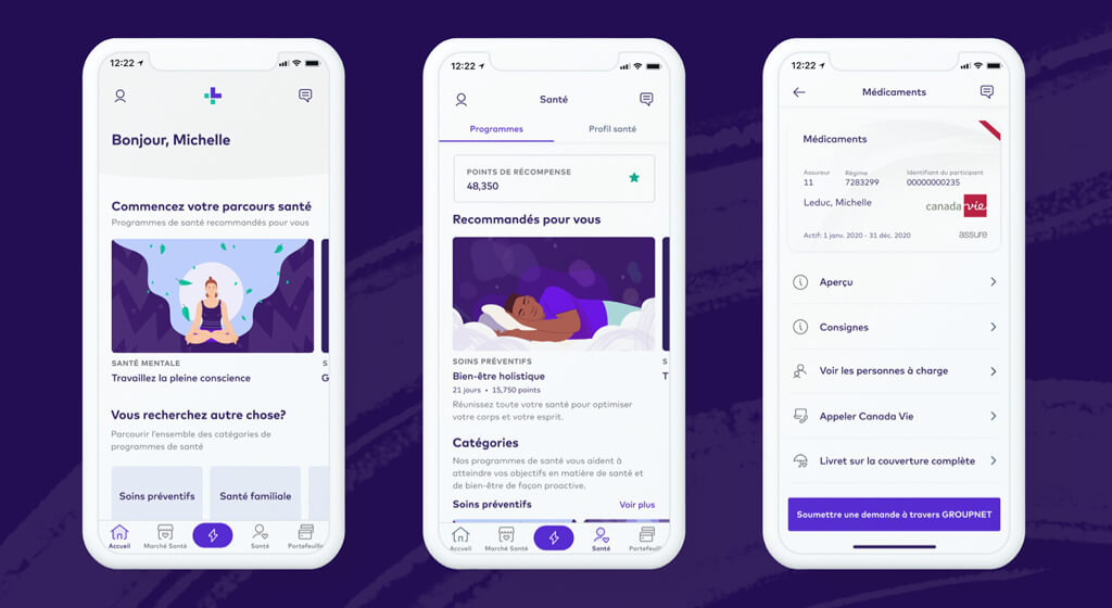 la plateforme Health Benefits Experience de League