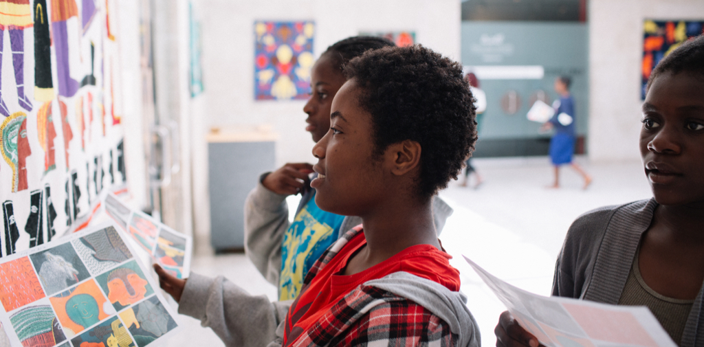 Children at the Winnipeg Art Gallery.